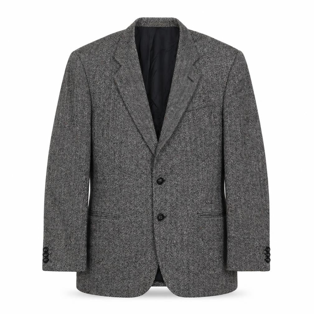 Marks & Spencer Mens Grey Wool Jacket Suit Size 42 Regular