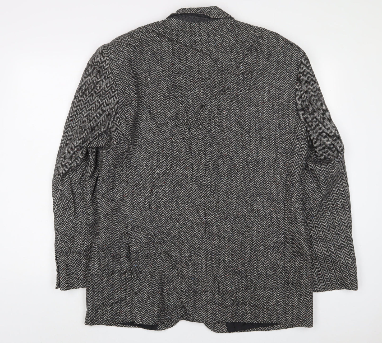 Marks and Spencer Mens Grey Wool Jacket Suit Size 42 Regular