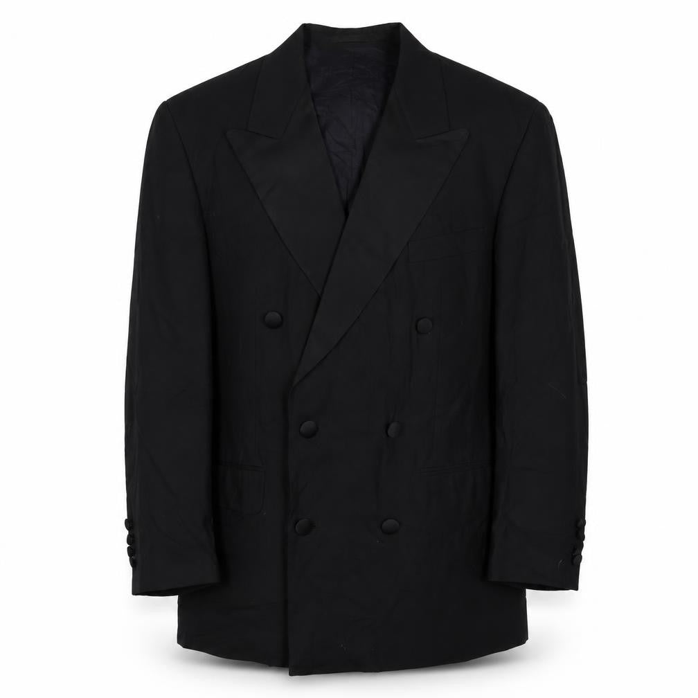 Mr Harry Mens Black Polyester Jacket Suit Jacket Size 38 Regular