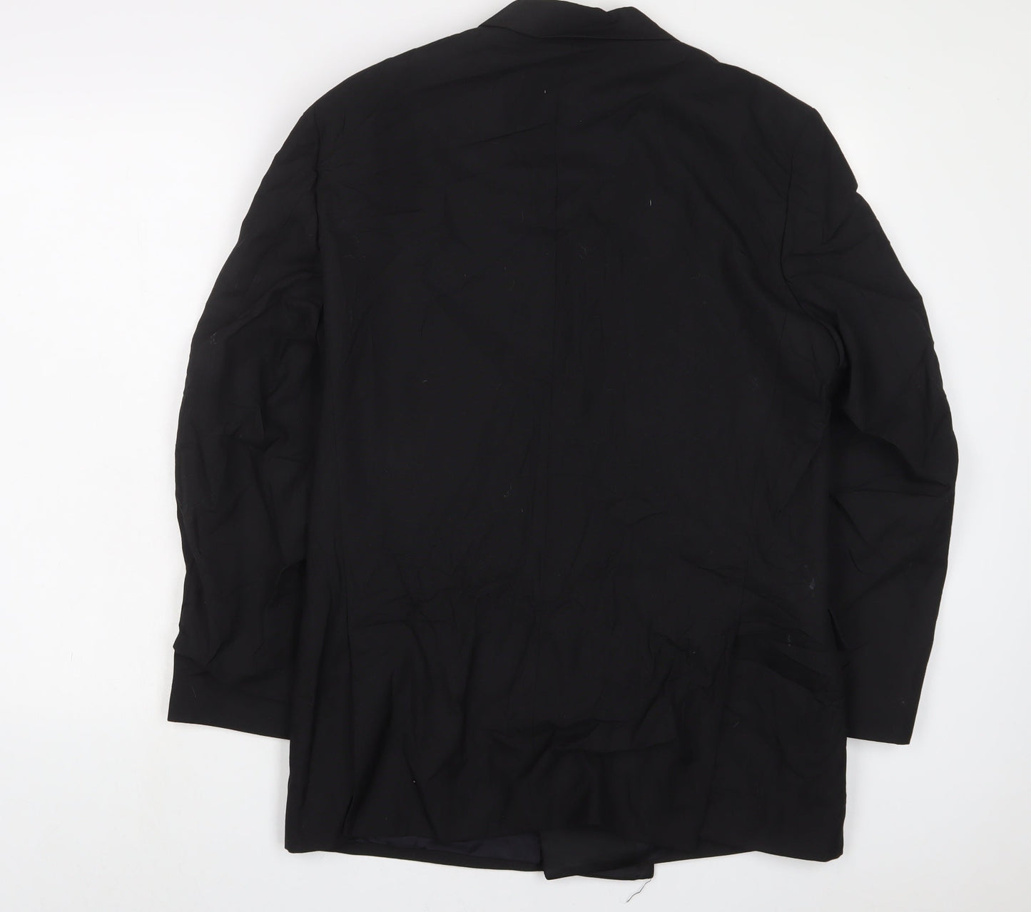 Mr Harry Mens Black Polyester Jacket Suit Jacket Size 38 Regular