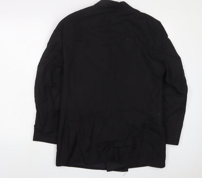 Mr Harry Mens Black Polyester Jacket Suit Jacket Size 38 Regular