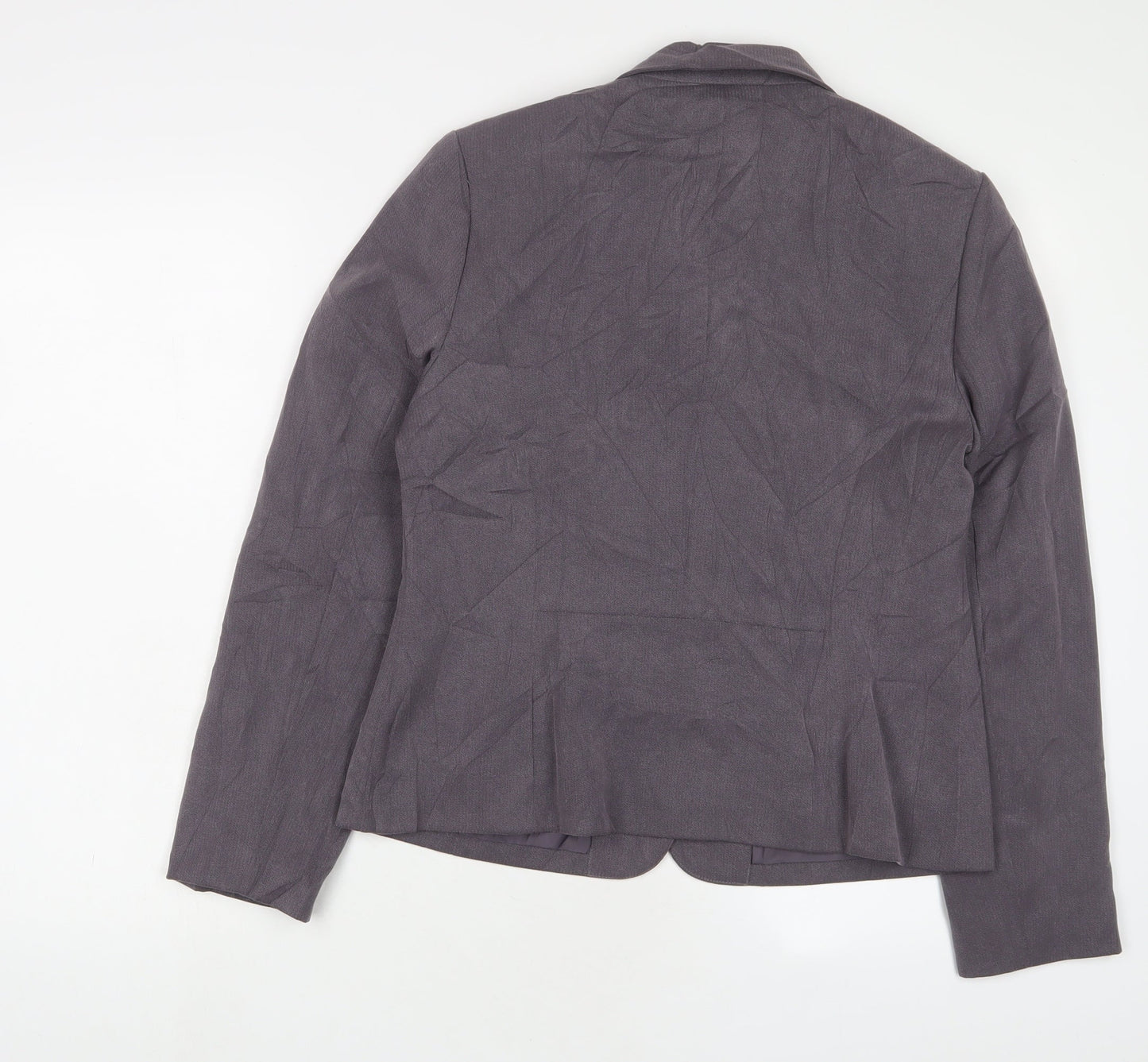 NEXT Womens Grey Jacket Blazer Size 14 Button