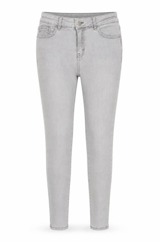 TU Womens Grey Cotton Blend Skinny Jeans Size 12 L25 in Regular Tie
