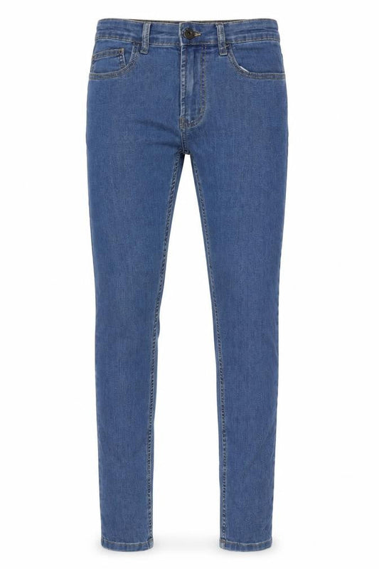 Denim & Co. Mens Blue Cotton Blend Skinny Jeans Size 28 in L29 in Regular Zip