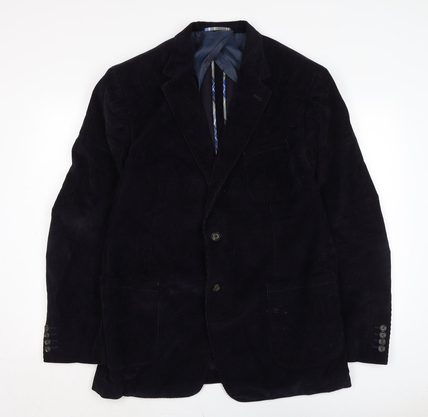 Marks and Spencer Mens Blue Jacket Size XL Button