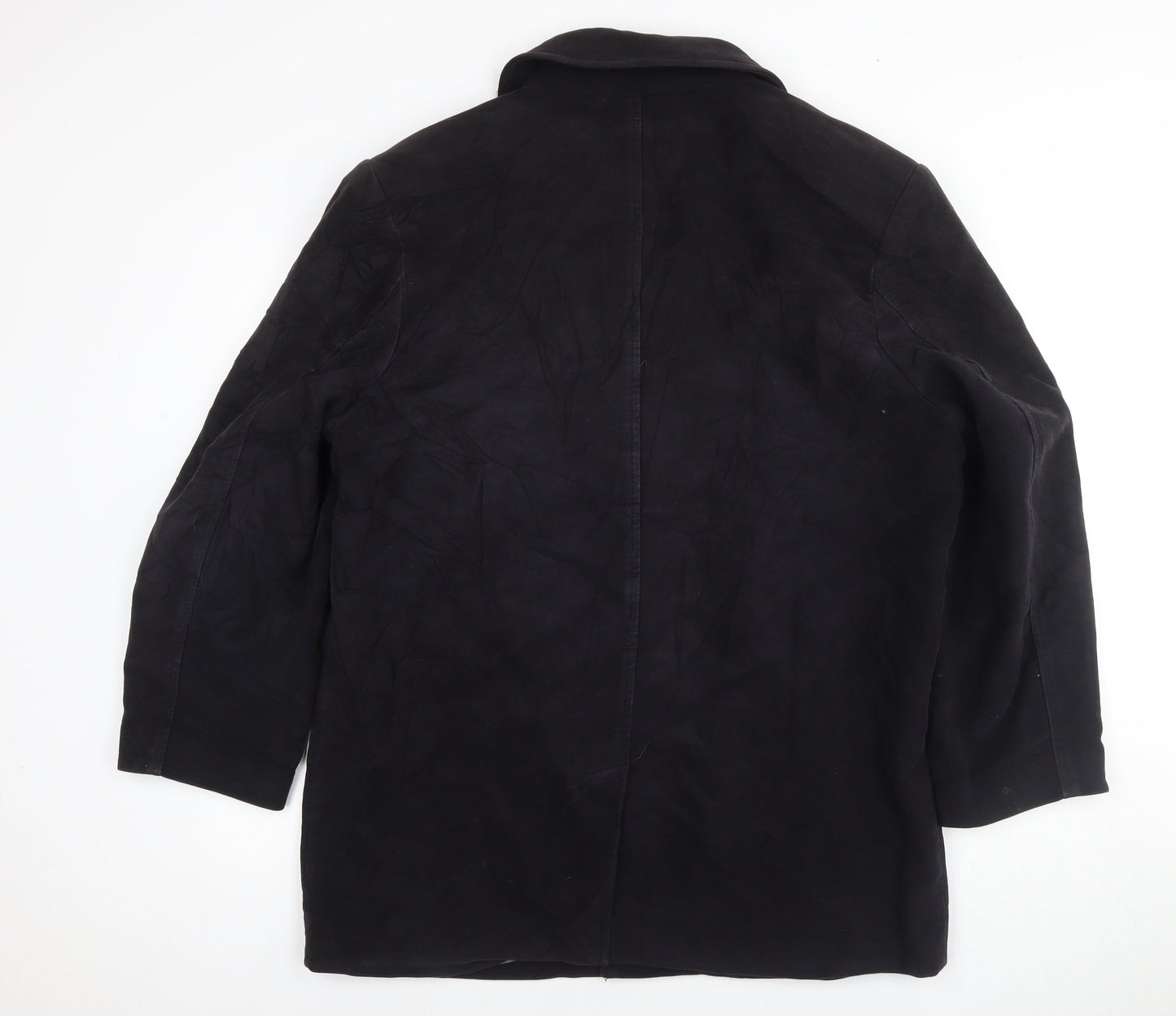 Terry de Havilland Mens Black Jacket Blazer Size L Button