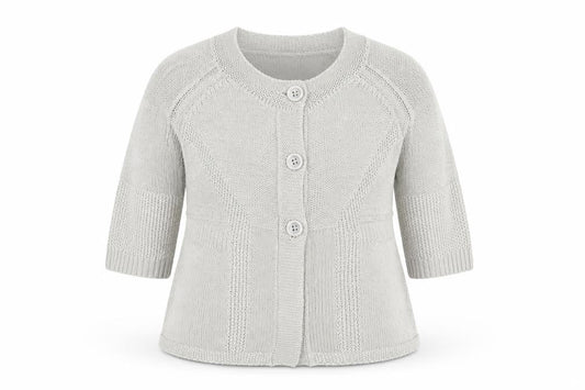Marks & Spencer Womens Grey Round Neck Acrylic Cardigan Jumper Size 20