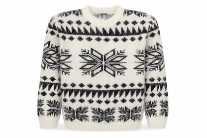 Select Womens Multicoloured Round Neck Geometric Polyester Pullover Jumper Size 8 - Christmas Jumper