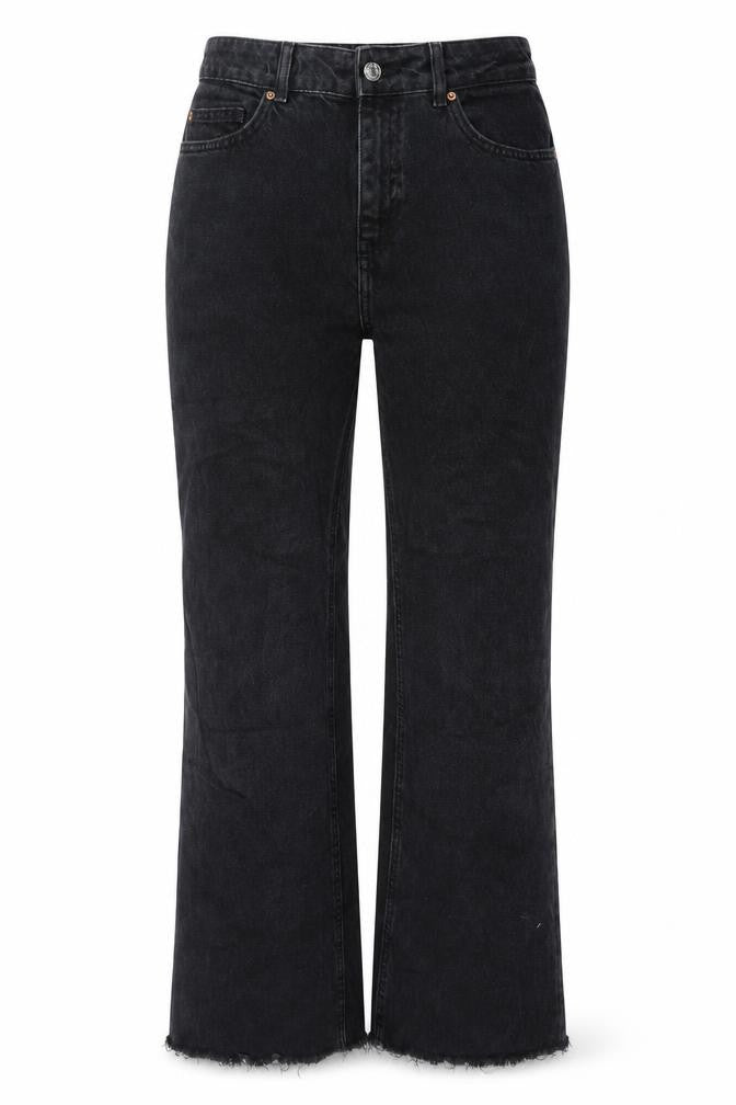 Denim & Co. Womens Black Polyester Blend Bootcut Jeans Size 30 in L30 in Regular Zip