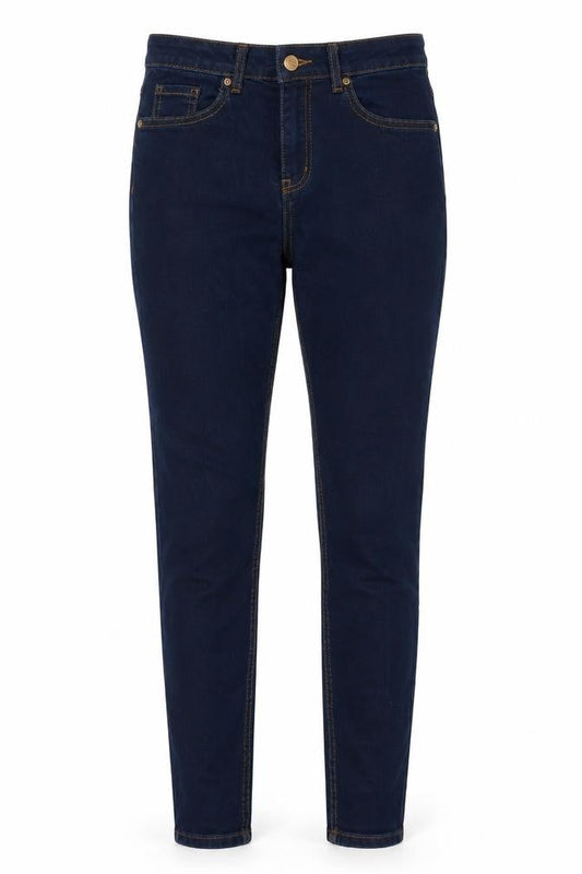 Papaya Womens Blue Cotton Skinny Jeans Size 8 L26 in Regular Zip