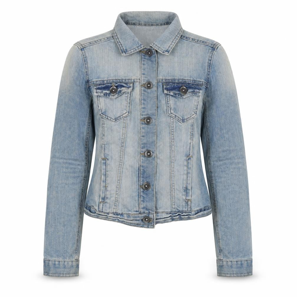 New Look Womens Blue Jacket Size 8 Button