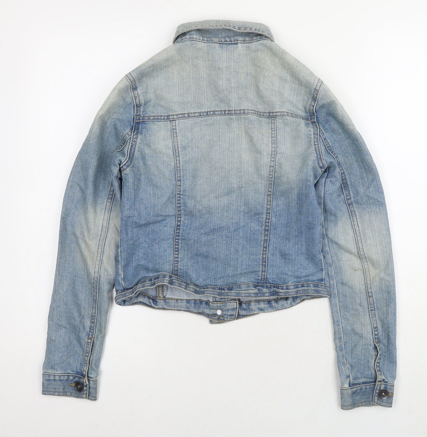 New Look Womens Blue Jacket Size 8 Button