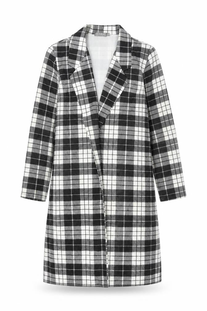 Love Womens Black Geometric Jacket Coat Size S