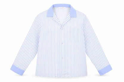 St Michael Womens White Striped Polyester Basic Button-Up Size L Collared