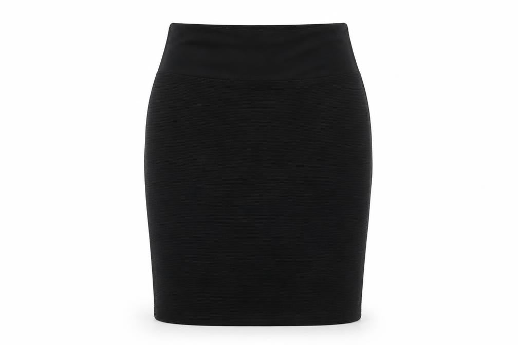 Marks & Spencer Womens Black Acrylic Straight & Pencil Skirt Size 12