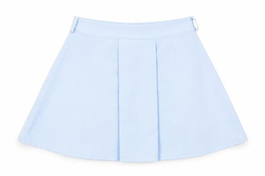 Misspap Womens Blue Polyester A-Line Skirt Size 12 Zip