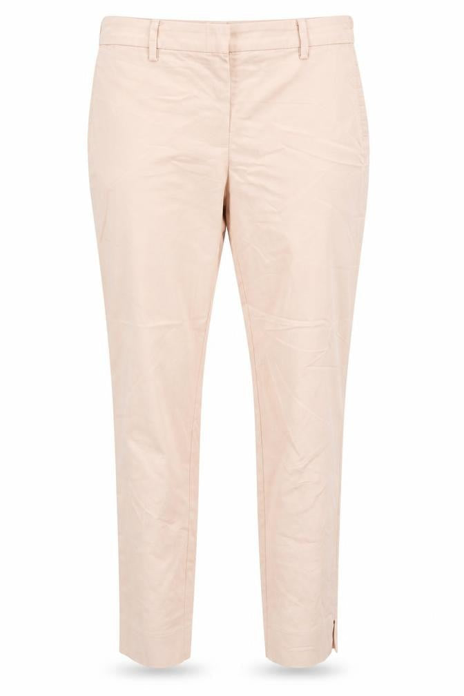H&M Womens Pink Cotton Trousers Size 10 L29 in Regular Zip