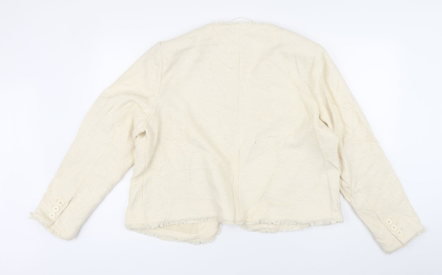 Marks and Spencer Womens Ivory Jacket Size 18