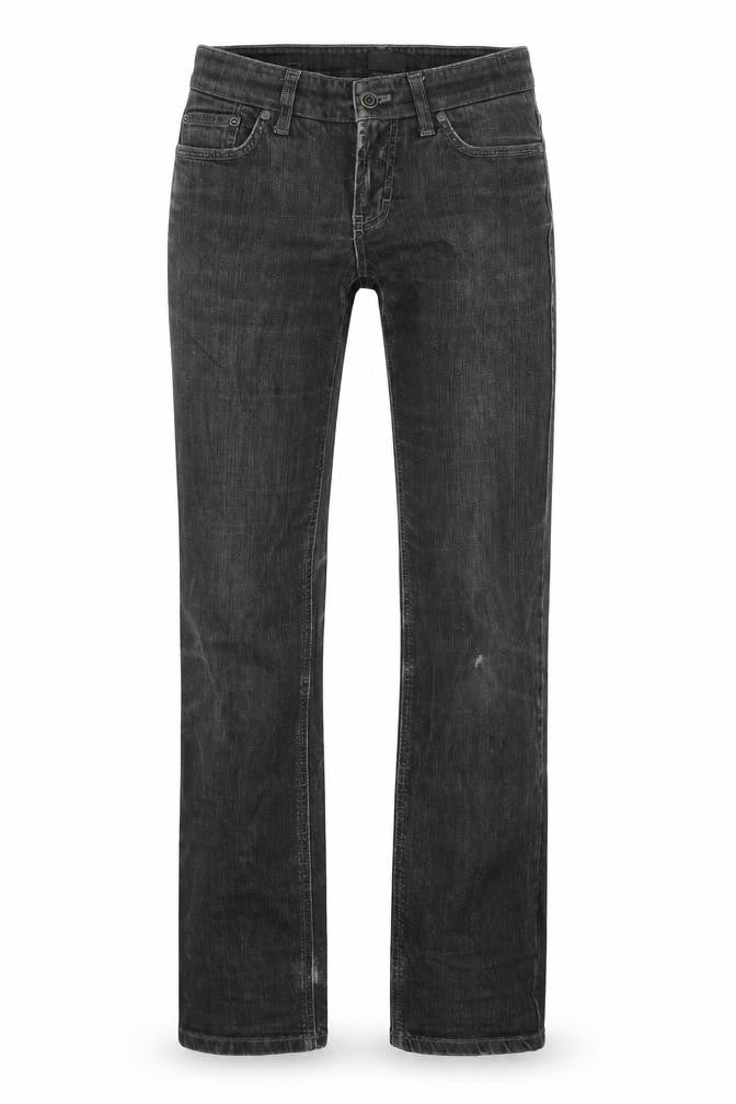 Mexx Womens Grey Cotton Straight Jeans Size 8 L32 in Regular Zip