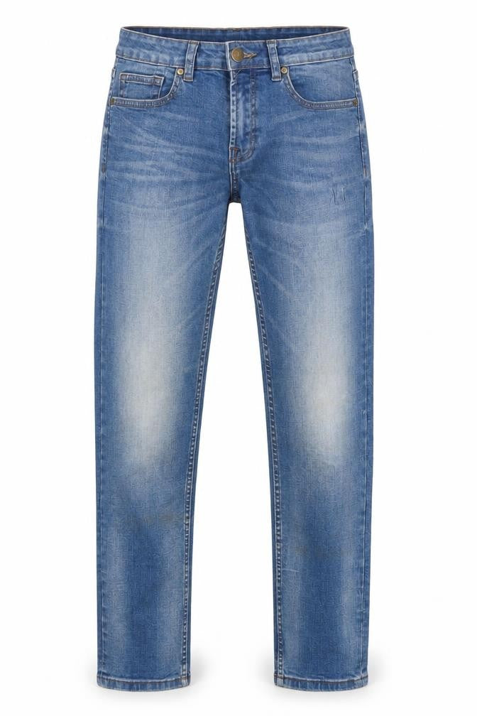 DENIM 365 Mens Blue Cotton Straight Jeans Size 30 in L28 in Slim Zip