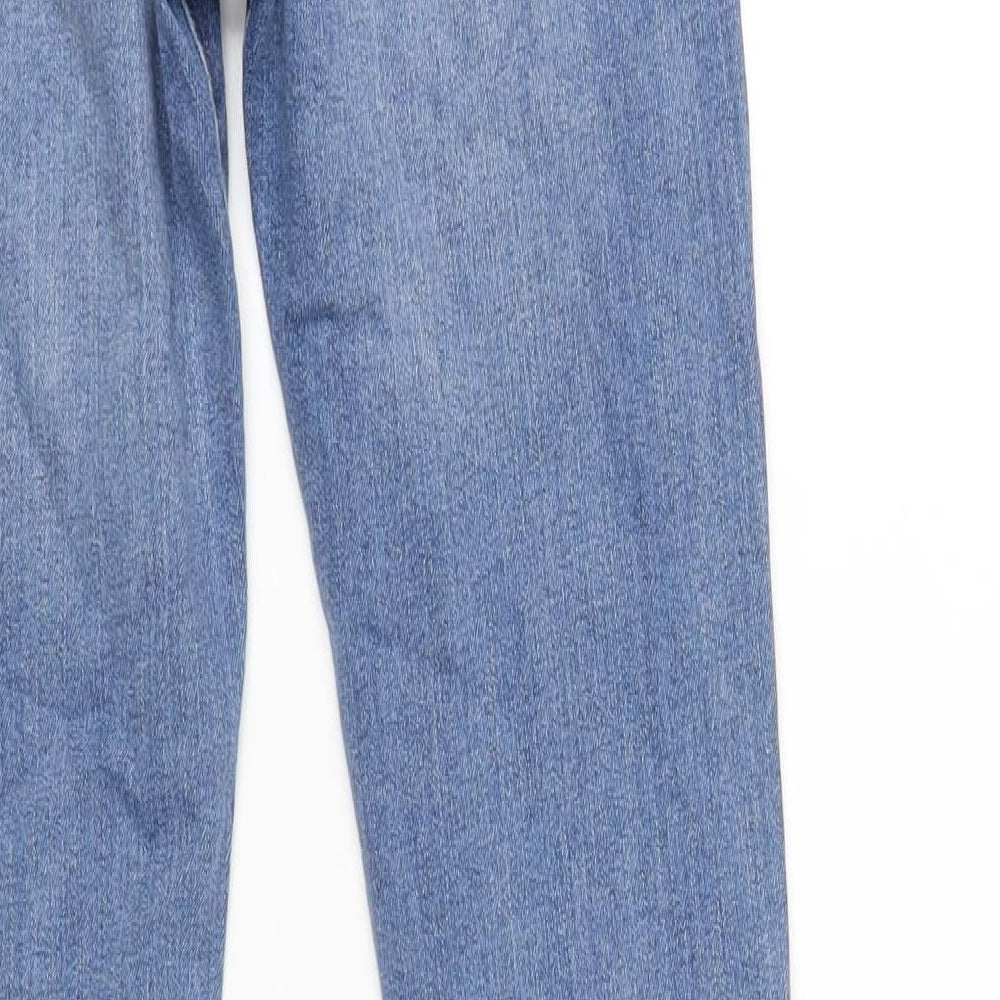 H&M Womens Blue Cotton Skinny Jeans Size 29 in L31 in Regular Zip