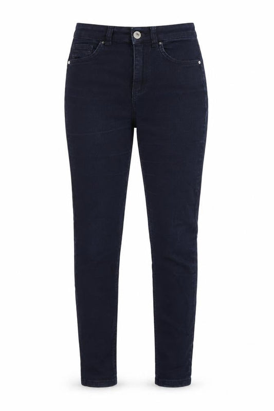 Dunnes Stores Womens Blue Cotton Skinny Jeans Size 8 L28 in Regular Zip