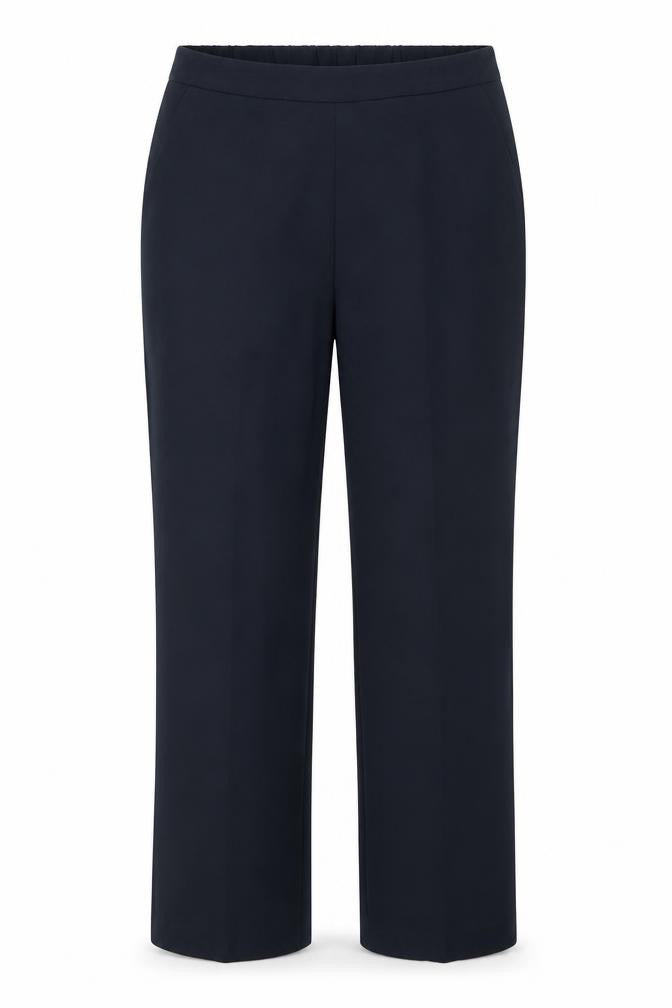 Bonmarché Womens Blue Polyester Trousers Size 12 L27 in Regular