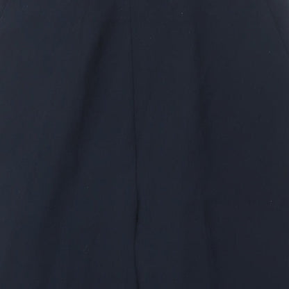 Bonmarché Womens Blue Polyester Trousers Size 12 L27 in Regular