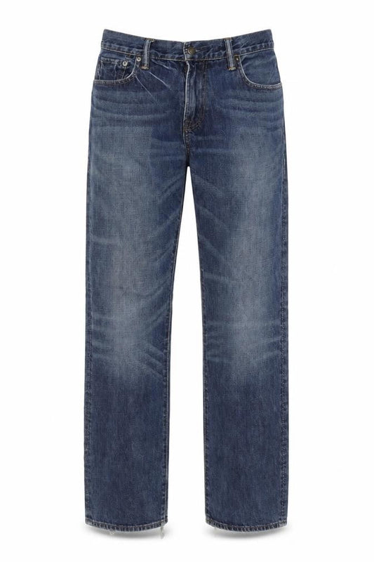 Gap Mens Blue Cotton Straight Jeans Size 28 in L32 in Regular Zip