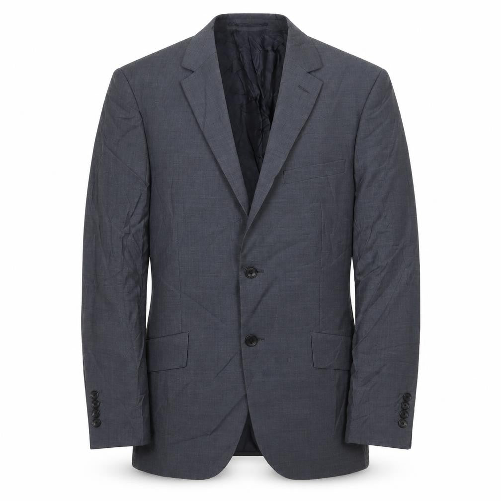 Autograph Mens Grey Wool Jacket Suit Jacket Size 38 Regular