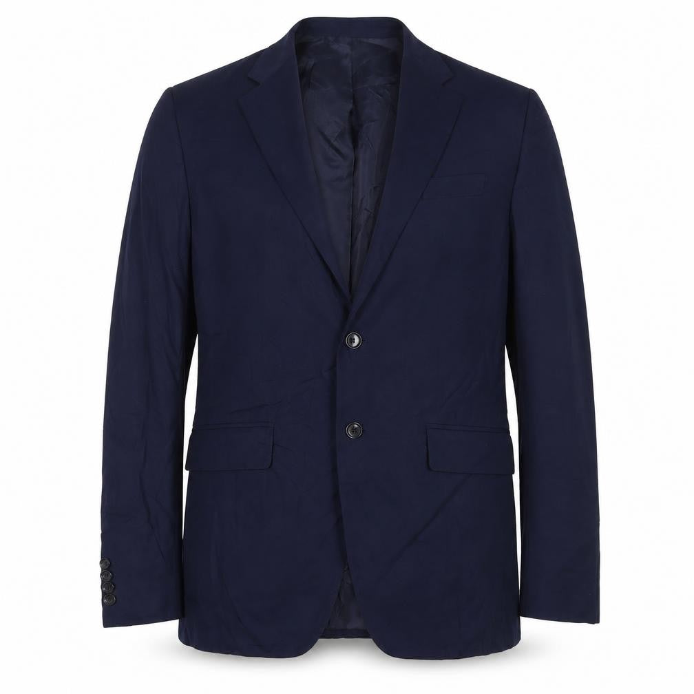Zara Mens Blue Polyester Jacket Suit Jacket Size 42 Regular