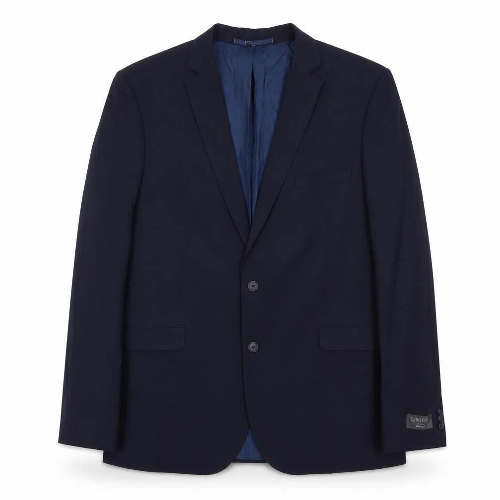 Marks & Spencer Mens Blue Polyester Jacket Suit Jacket Size 42 Regular