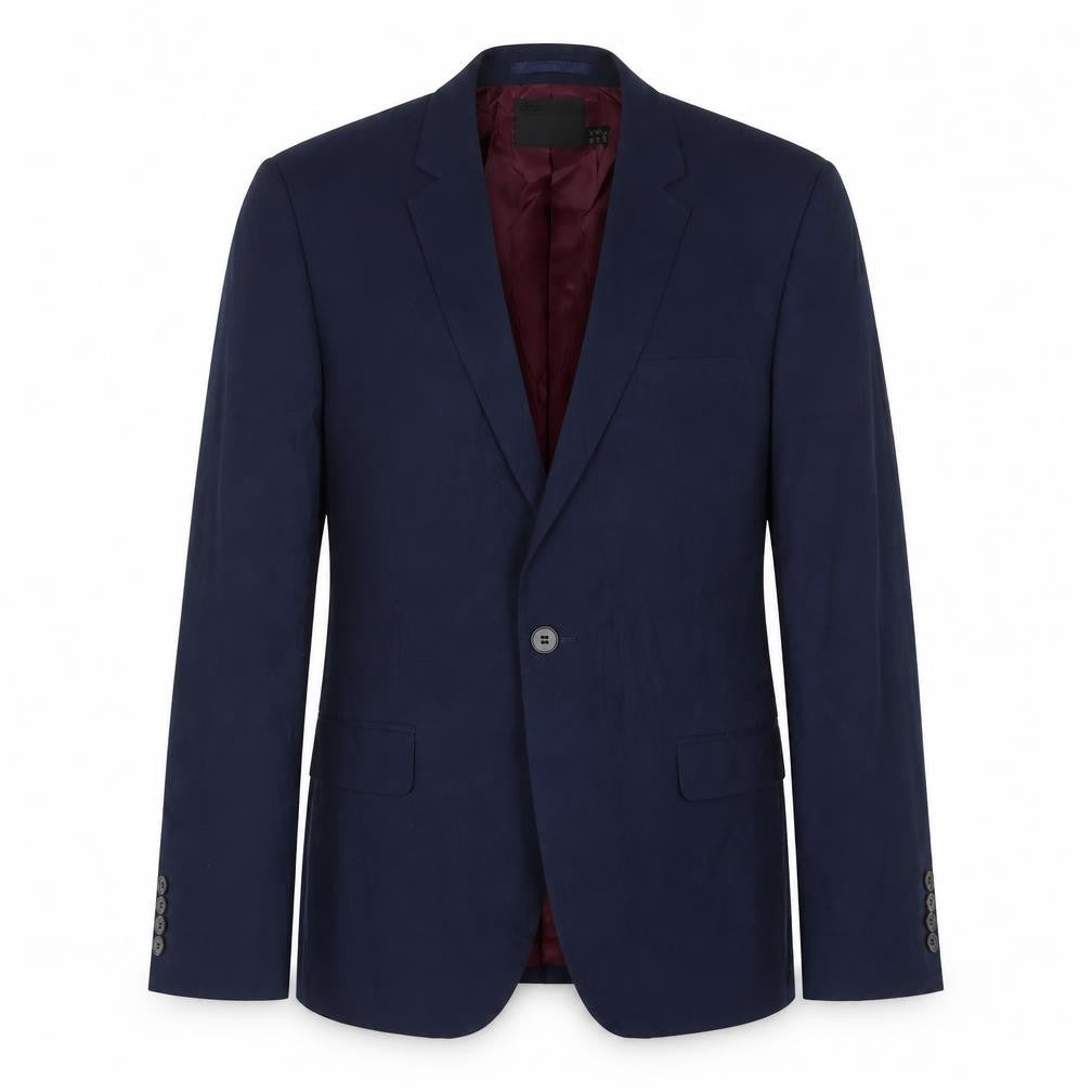 ASOS Mens Blue Polyester Jacket Suit Jacket Size 38 Regular