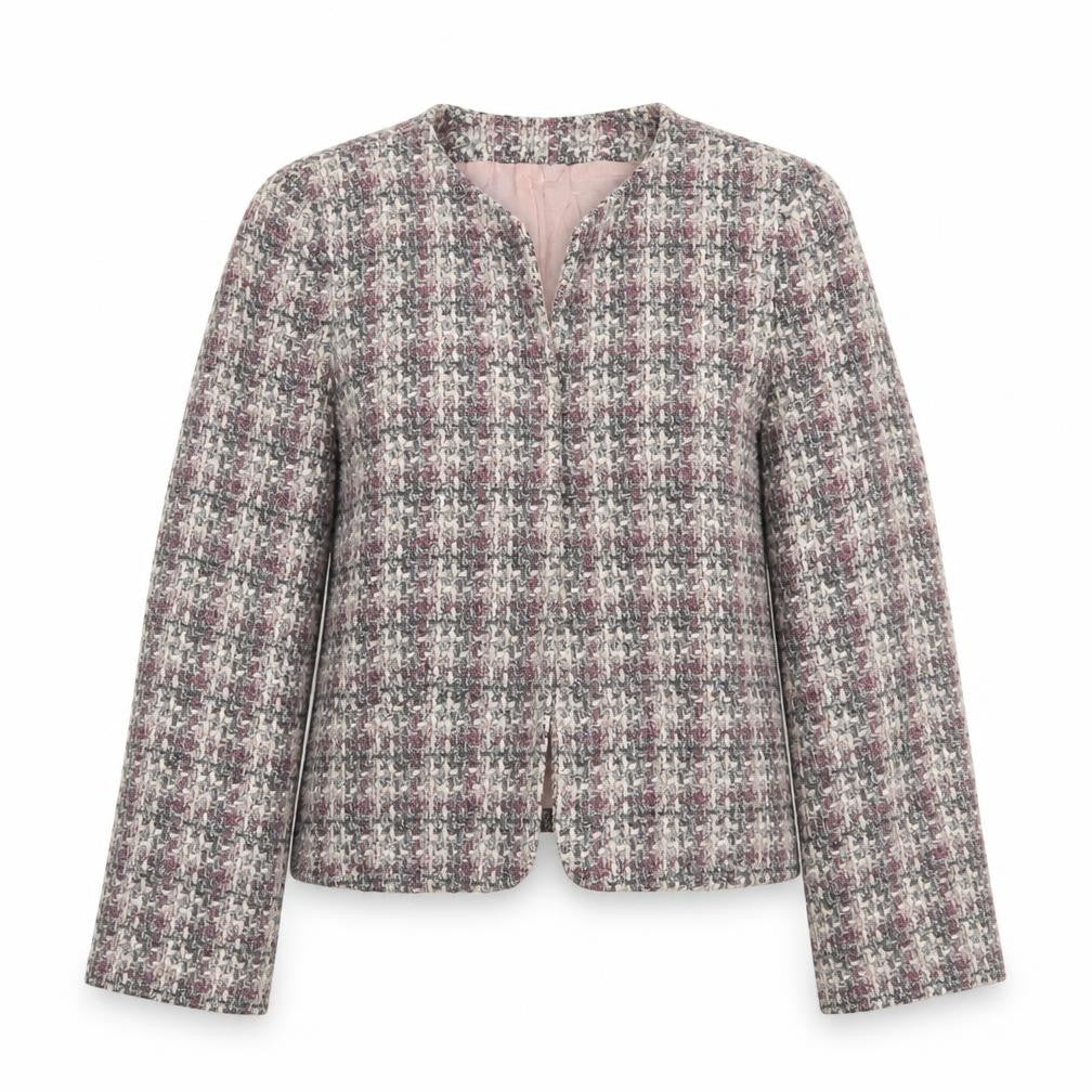 Marks & Spencer Womens Pink Jacket Size 12 Hook & Eye