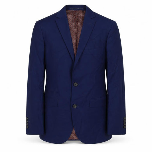Next Mens Blue Polyester Jacket Suit Jacket Size 34 Regular