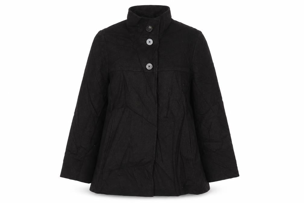 Square Womens Brown Jacket Size 14 Button