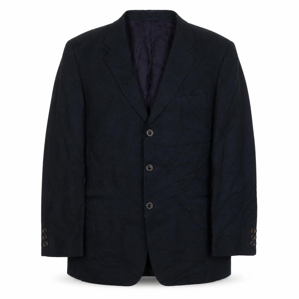 ROY ROBSON Mens Blue Wool Jacket Suit Jacket Size 42 Regular
