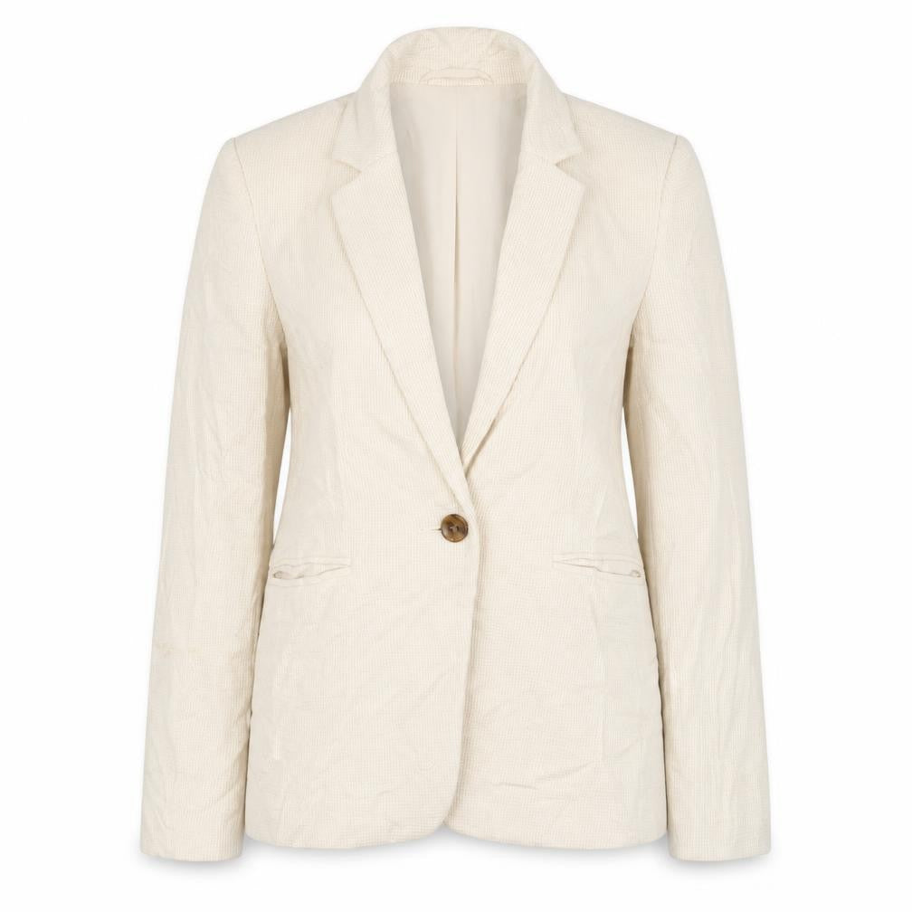 Marks & Spencer Womens Ivory Jacket Blazer Size 8 Button