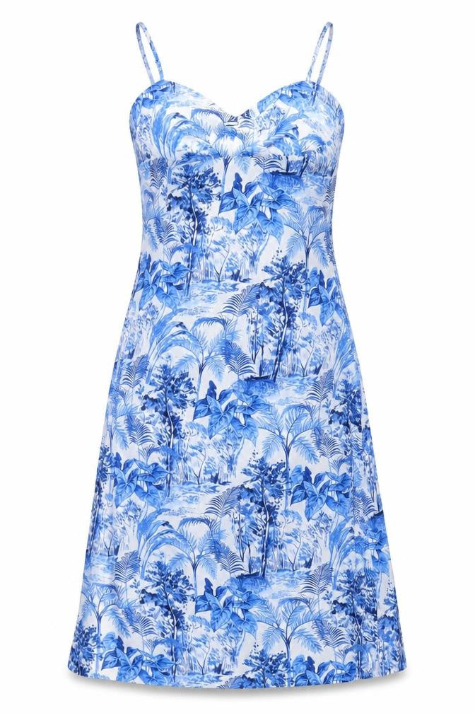 Cider Womens Blue Geometric Polyester A-Line Size XL V-Neck Zip