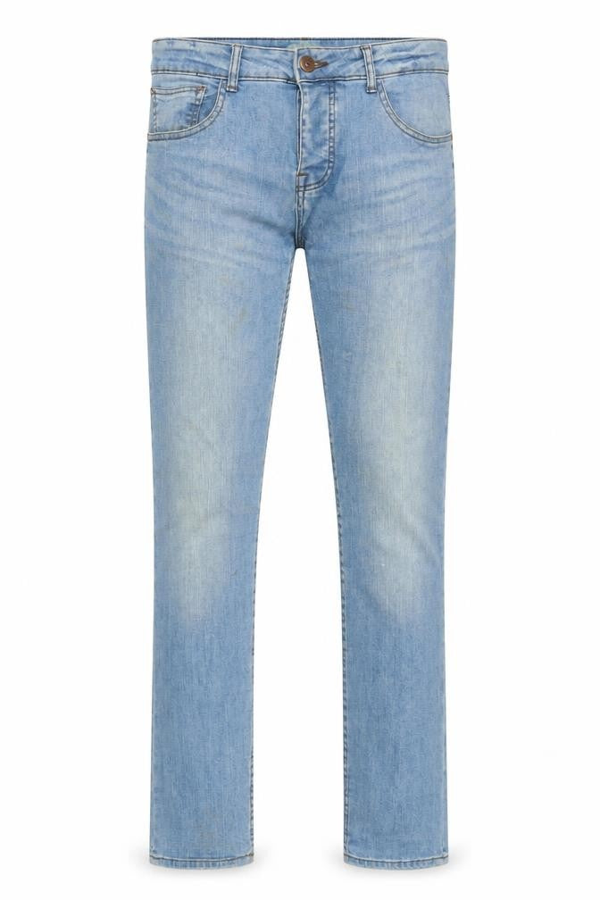 Denim & Co. Mens Blue Cotton Blend Skinny Jeans Size 32 in L32 in Regular Button