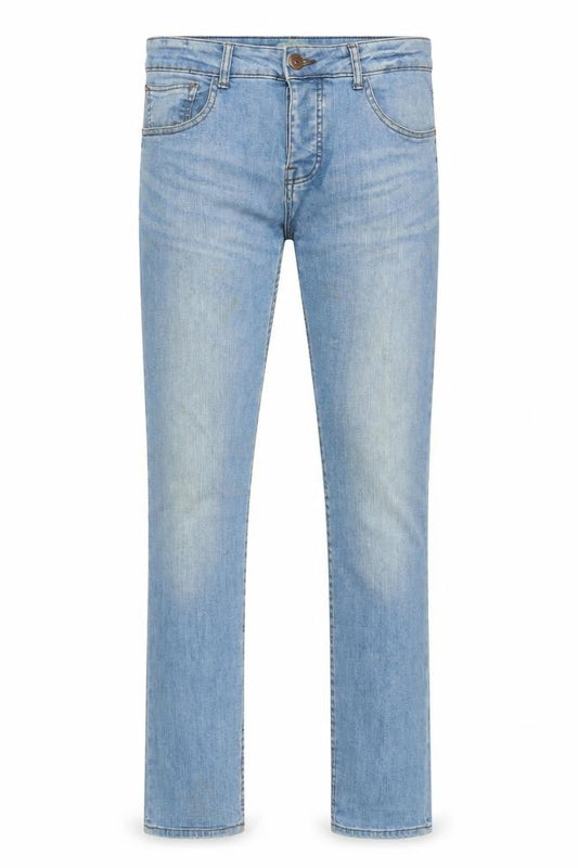 Denim & Co. Mens Blue Cotton Blend Skinny Jeans Size 32 in L32 in Regular Button
