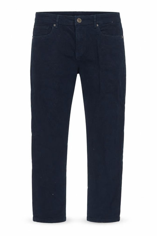 Denim & Co. Mens Blue Cotton Blend Straight Jeans Size 32 in L30 in Extra-Slim Zip
