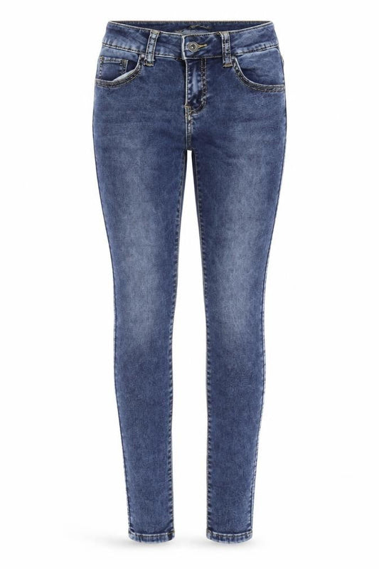 Toxik3 Womens Blue Cotton Blend Skinny Jeans Size 8 L27.5 in Regular Zip