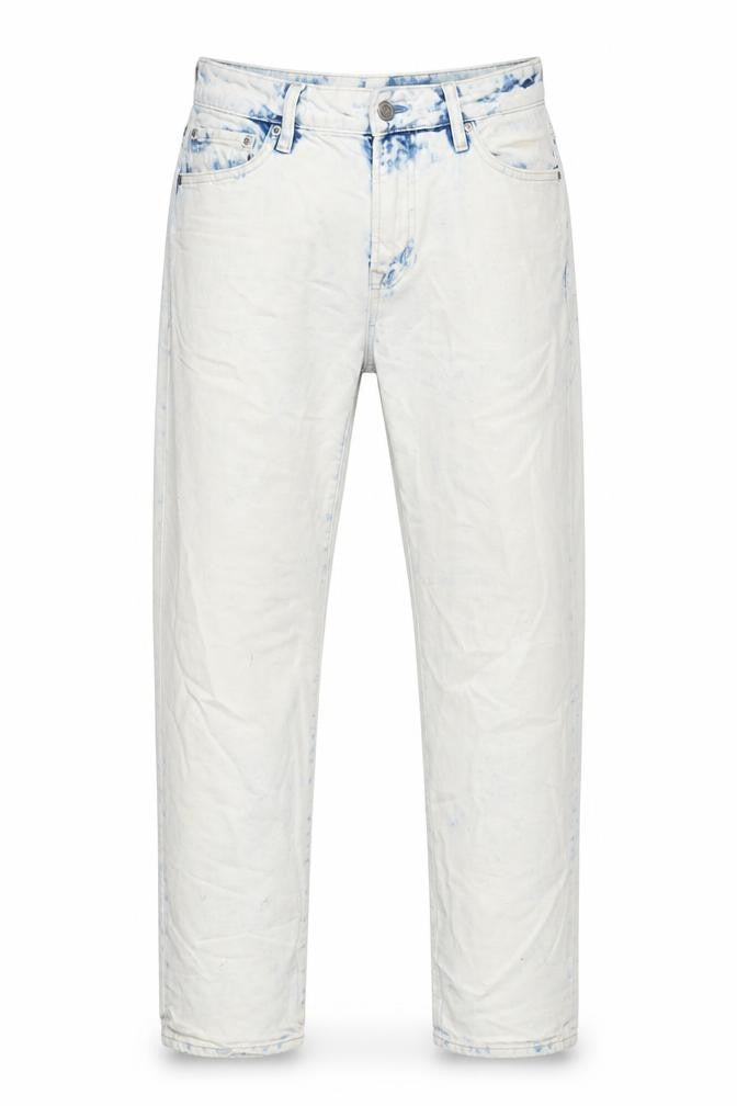 Gap Mens Blue Cotton Blend Straight Jeans Size 30 in L25 in Regular Zip
