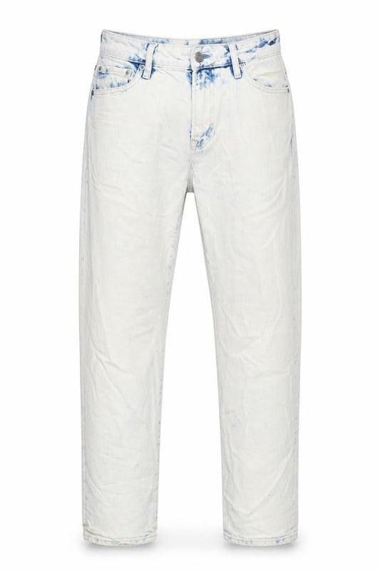 Gap Mens Blue Cotton Blend Straight Jeans Size 30 in L25 in Regular Zip