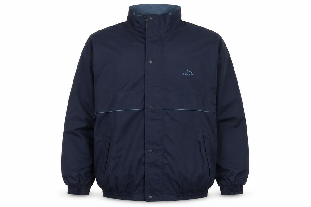 Donnay Mens Blue Jacket Size L Zip - Technical