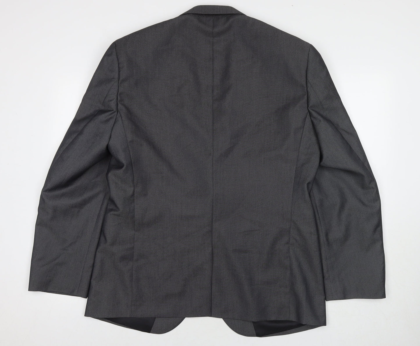 NEXT Mens Grey Polyester Jacket Suit Jacket Size 42 Regular