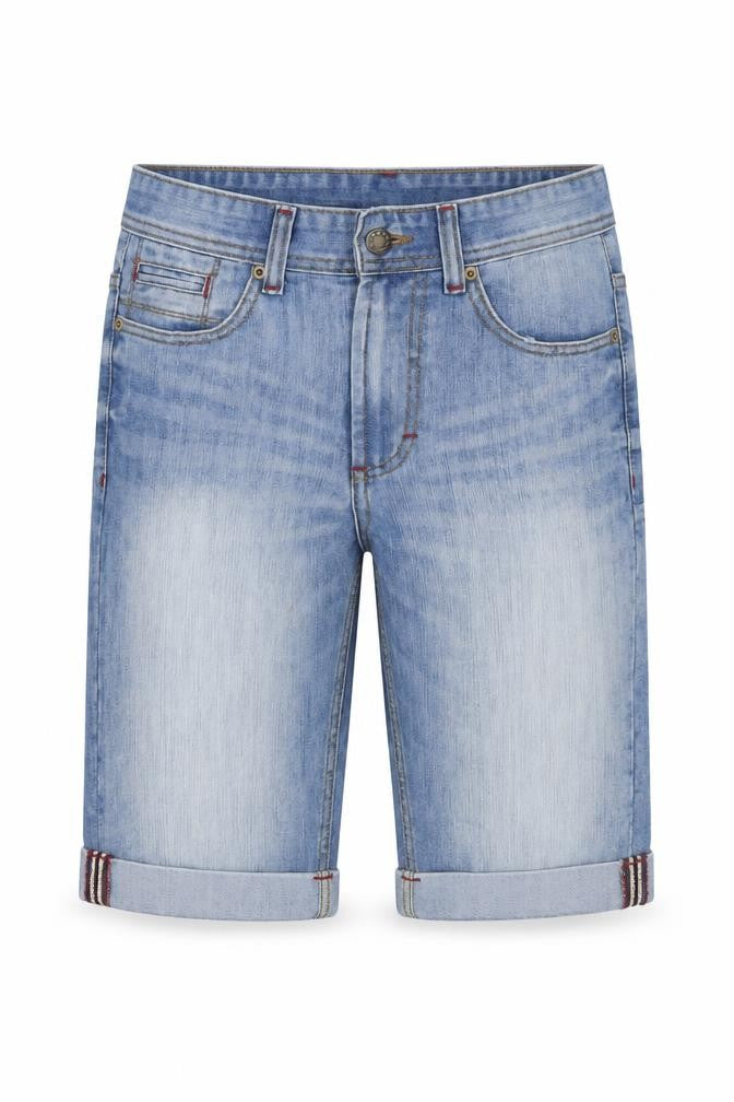 Denim & Co. Mens Blue Cotton Bermuda Shorts Size 28 in L11 in Regular Zip