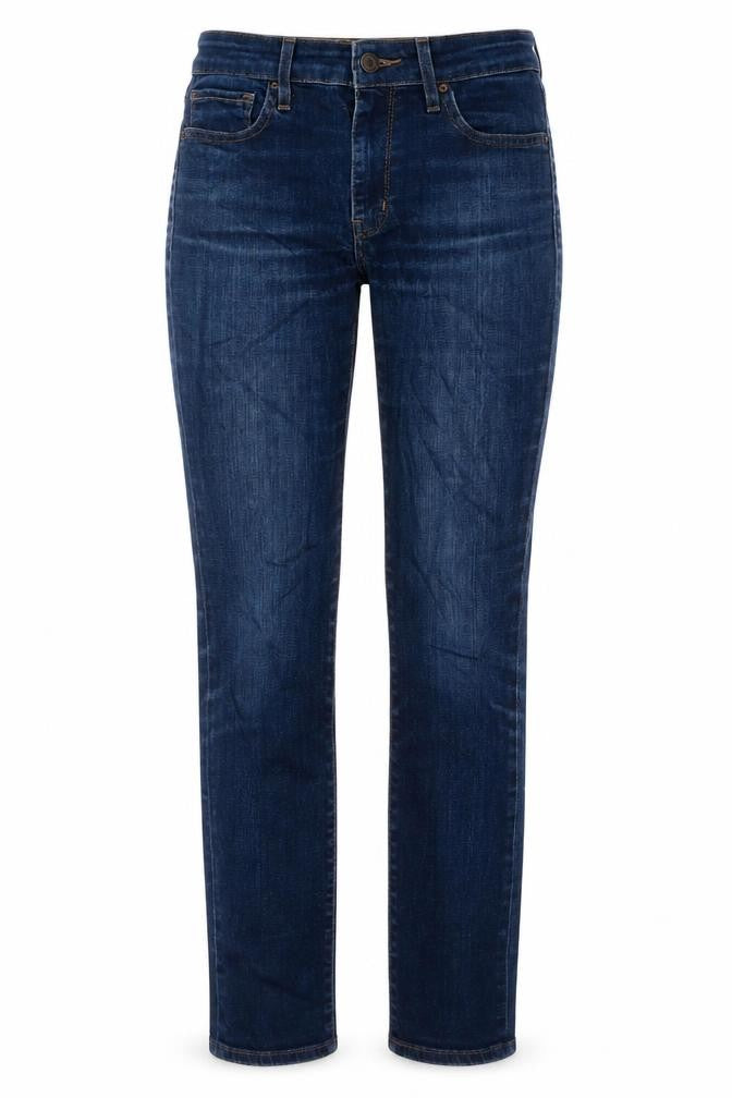 Levi's Womens Blue Cotton Skinny Jeans Size 26 in L30 in Regular Zip
