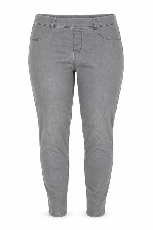 Dorothy Perkins Womens Grey Cotton Jegging Jeans Size 10 L28 in Regular Zip